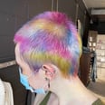 This Hairstylist Swapped a Dye Brush For a Kitchen Sponge, and the Technicolour Result Is Incredible
