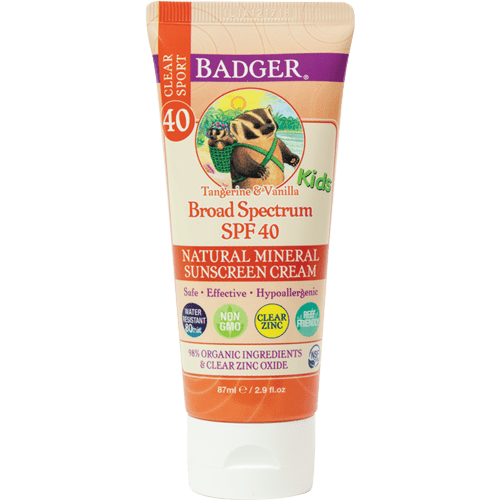 Badger Clear Sport Sunscreen, SPF 40