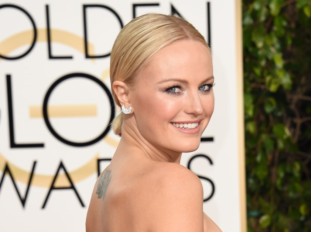 Malin Akerman, Golden Globes Celebrity Tattoos From Award Show Red