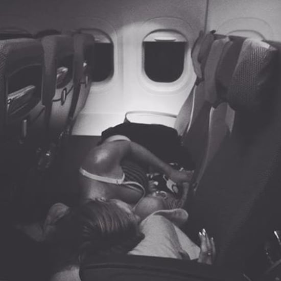 Stranger Takes Candid Photo of Mom and Baby Asleep on Plane