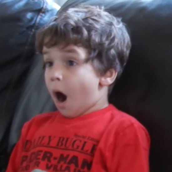 Boy's Reaction to Darth Vader Video