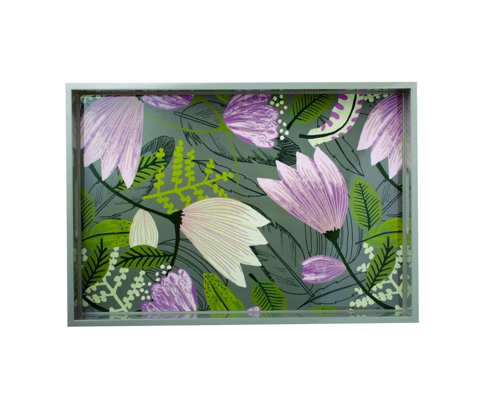 Gigi Floral Lacquer Serving Tray ($25)