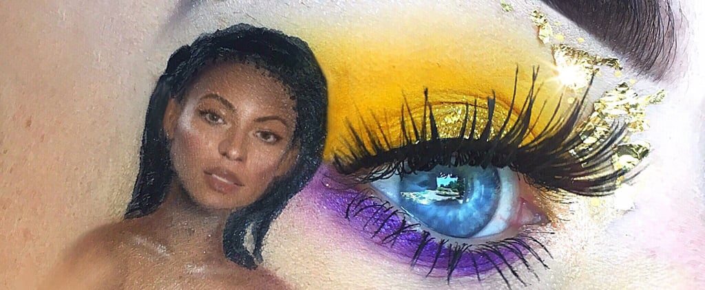 Teen Uses Makeup to Draw Celebrities on Her Eyes