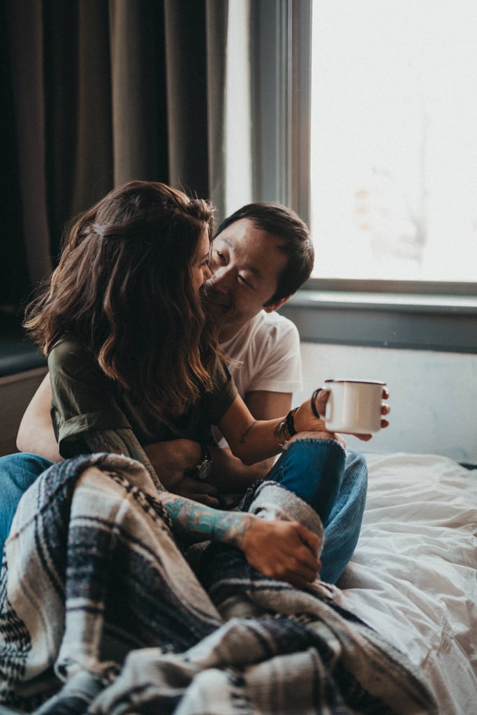 Romantic Loft Engagement Shoot