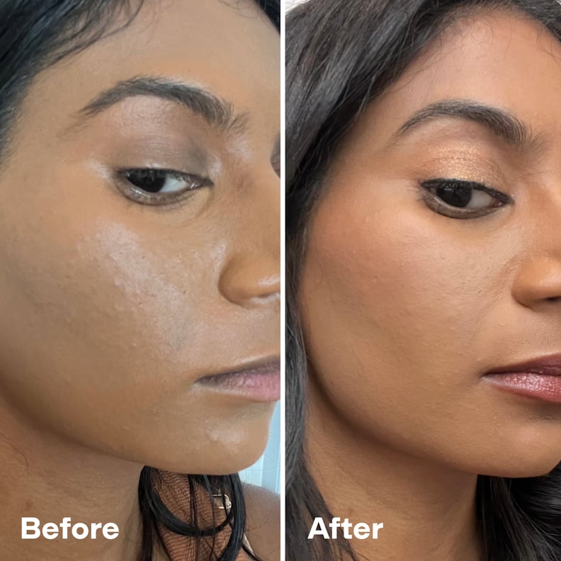 Using the Dr. Dennis Gross Skincare DermInfusions Blur + Repair Cream with makeup.