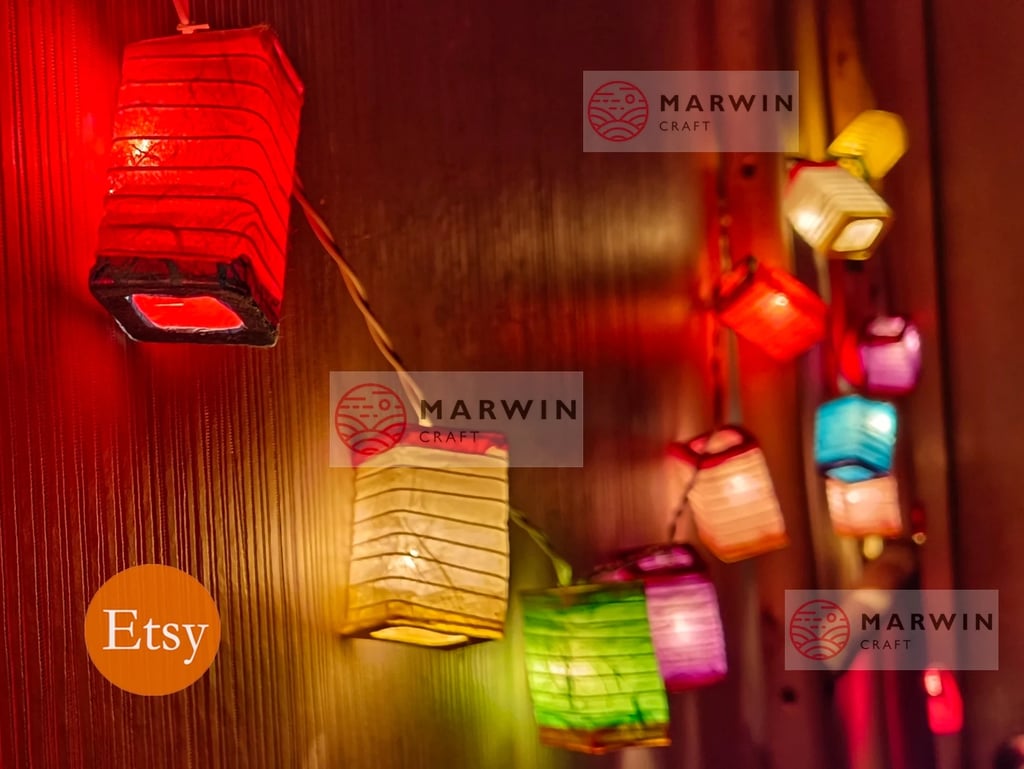 Marwin Craft Squared Multi Color String Lights