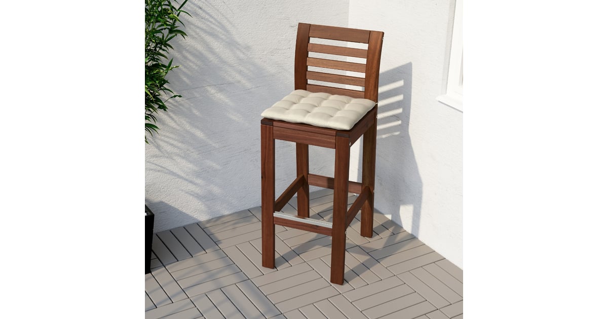 Applaro Bar Stool With Backrest Ikea s New Outdoor Furniture