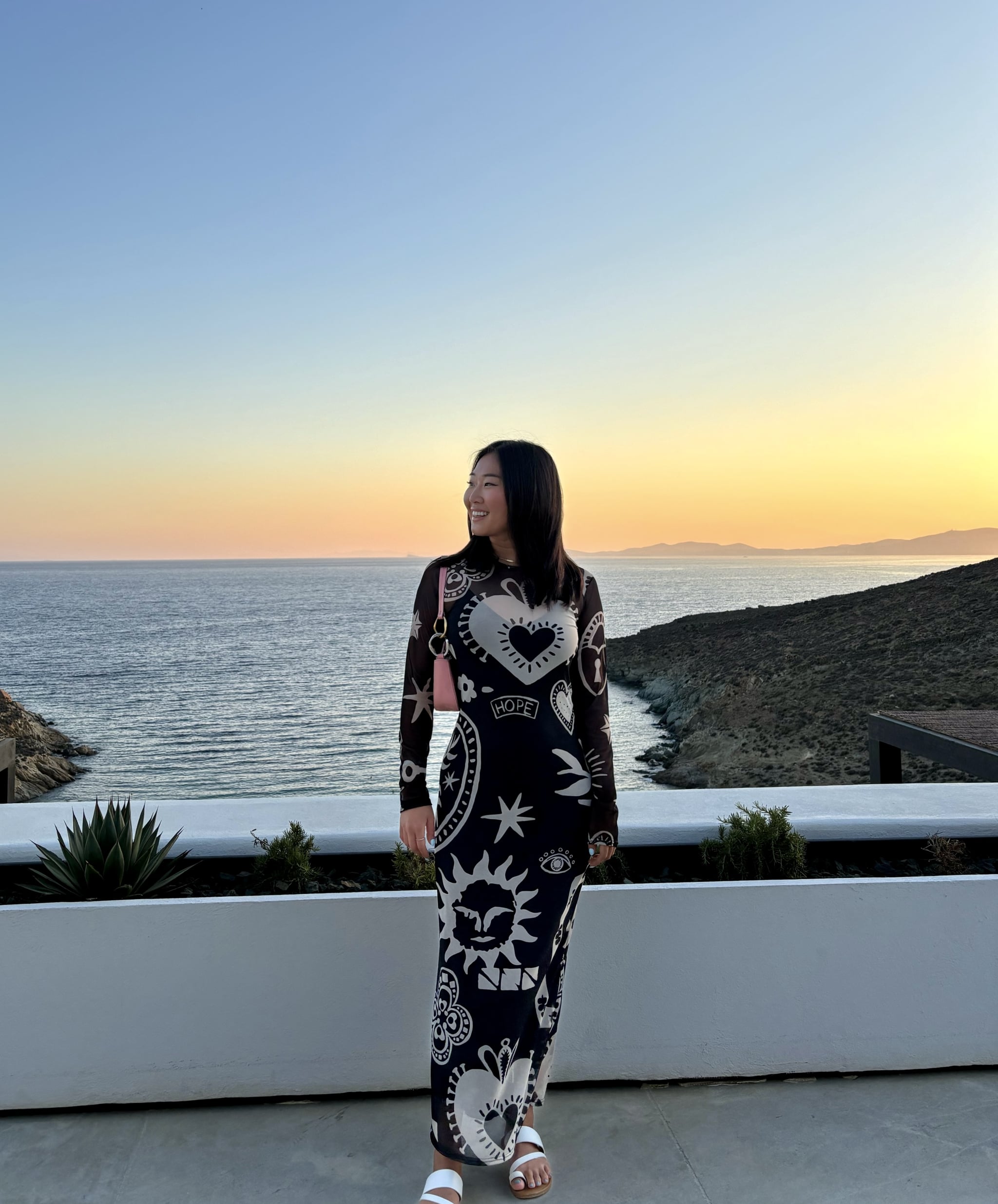 woman at odera tinos greece