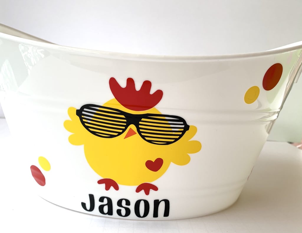Baby Chick in Sunglasses Easter Basket
