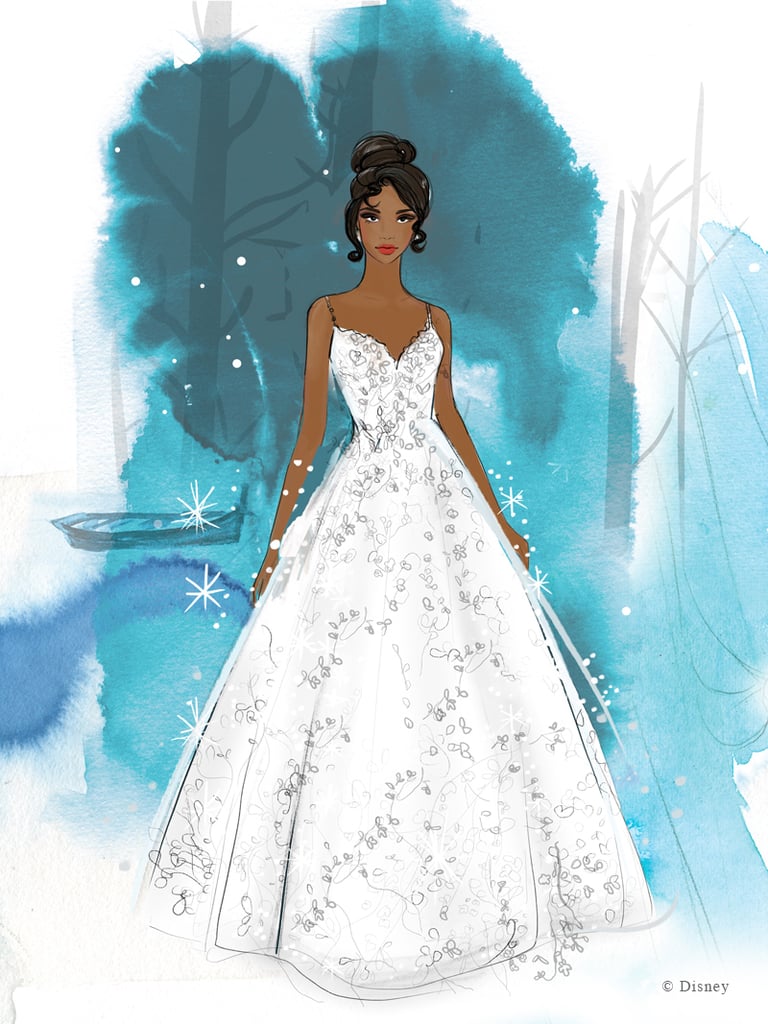 Disney's Tiana Wedding Dress Design — Exclusively at Kleinfeld