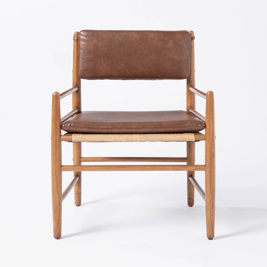 An Accent Chair: Layton Faux Leather Accent Chair