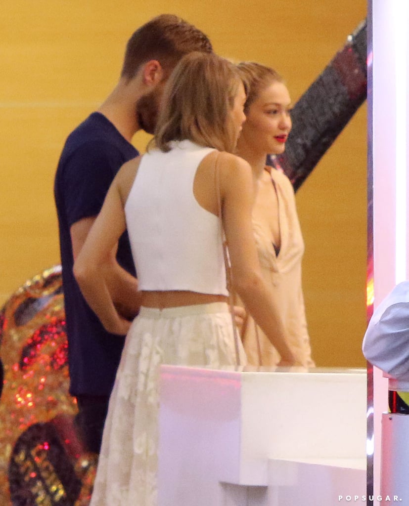 Taylor Swift and Calvin Harris After Jaime King Baby Shower