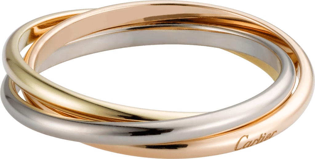 Cartier trinity hot sale ring thin