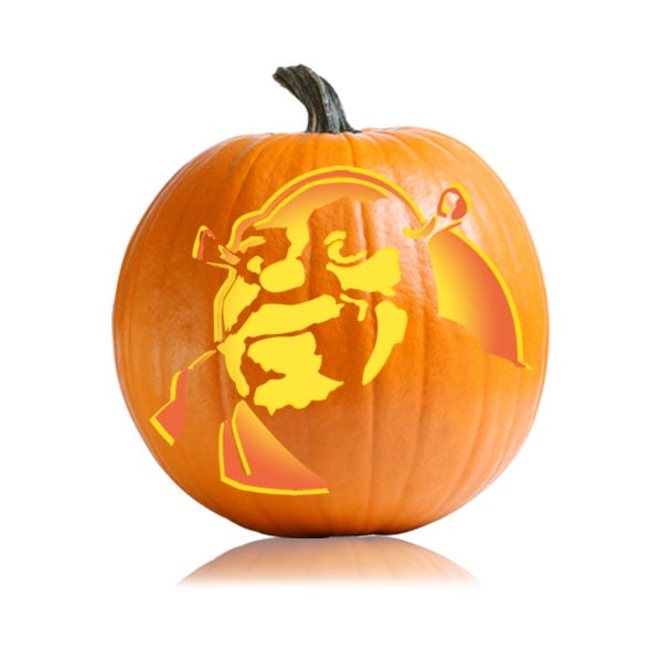 angry birds pumpkin template