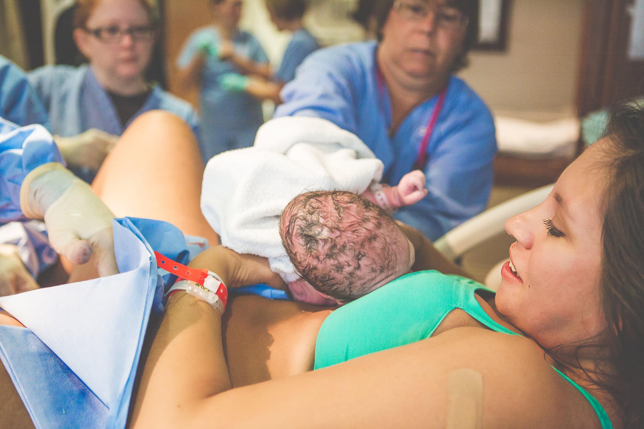 A Rainbow Birth Story POPSUGAR Family