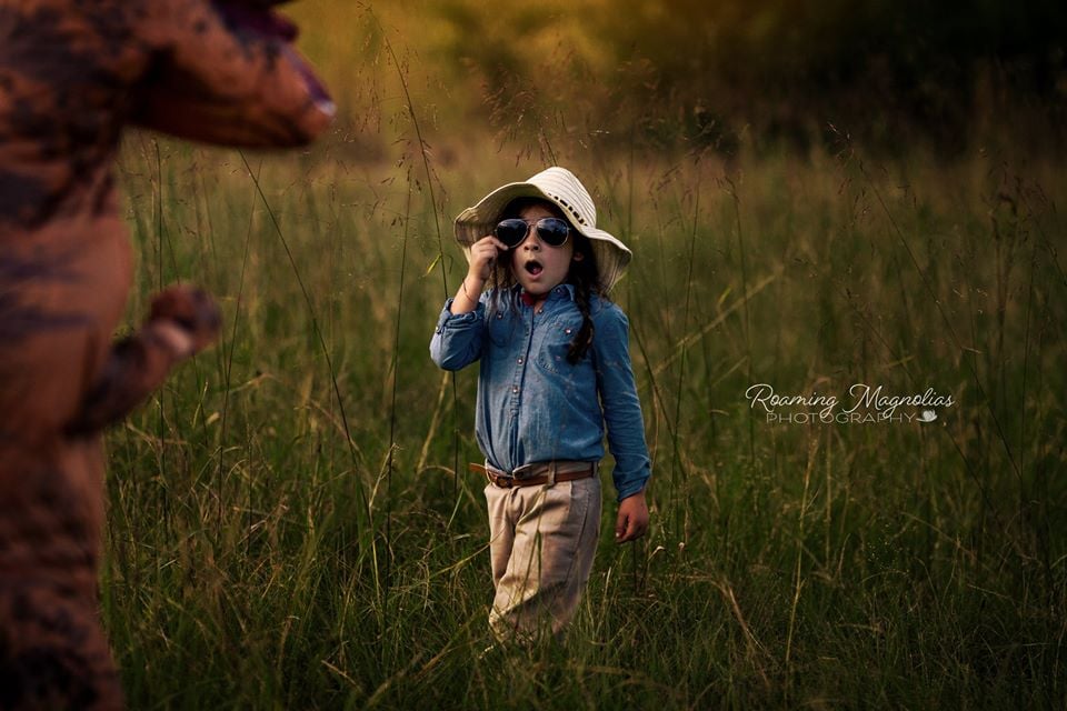 Mom Has Dinosaur Photo Shoot For Son With Autism