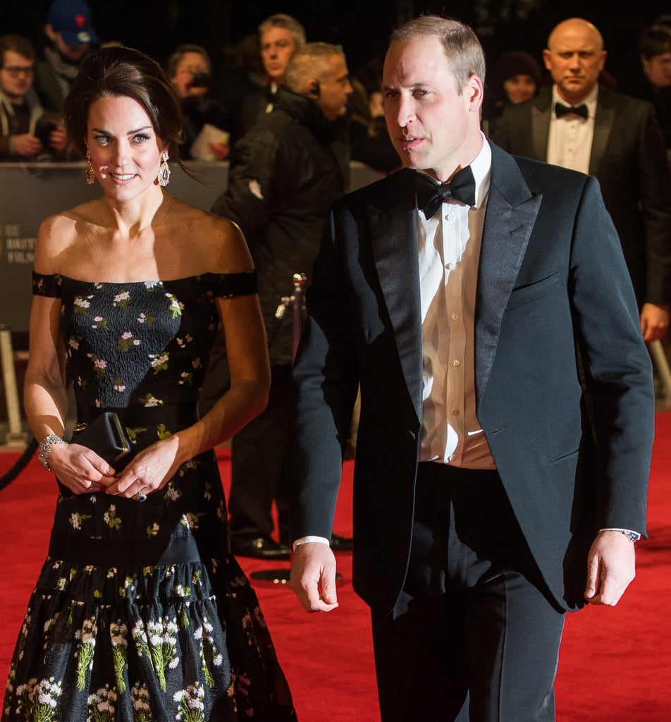 Prince William and Kate Middleton at the BAFTA Awards