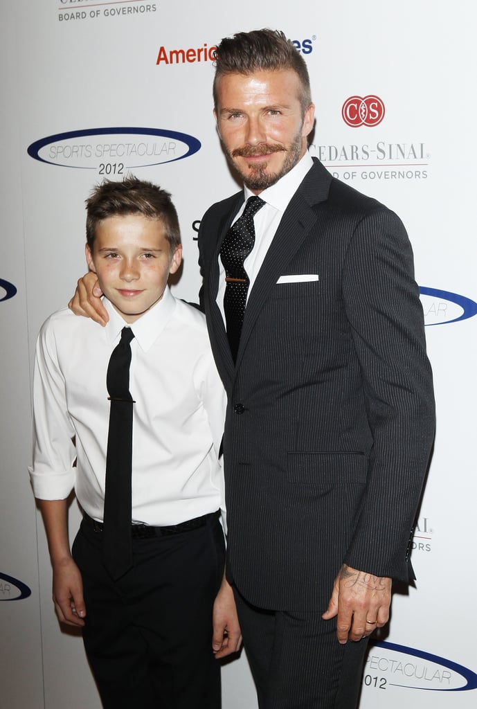 David and Brooklyn Beckham Pictures