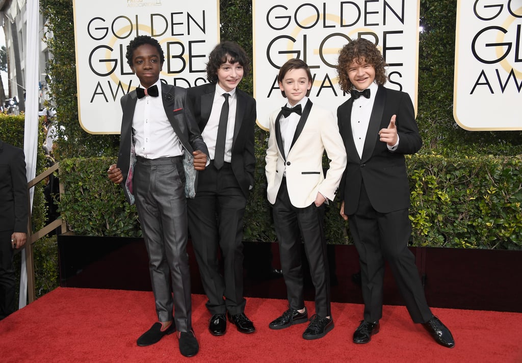 Stranger Things Cast at the 2017 Golden Globes