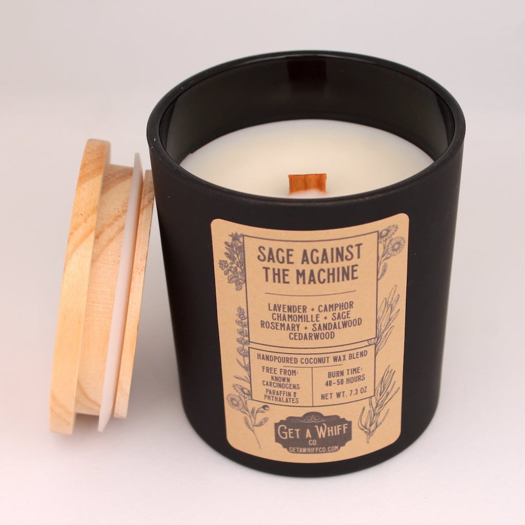 For ASMR-Lovers: Sage & Lavender Wood Wick Candle
