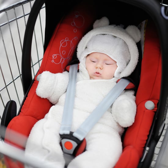 Car Seat in Shopping Cart Warning