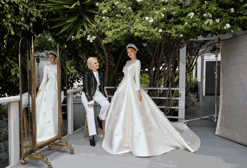 Miranda Kerr's Dior Wedding Dress