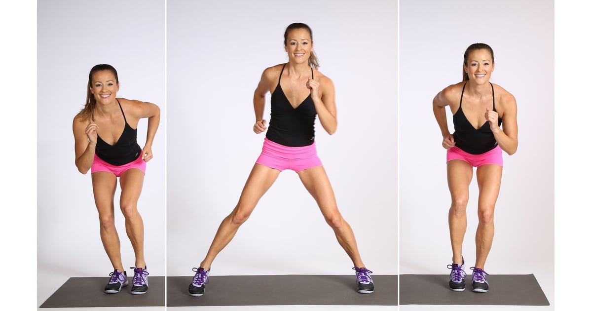 Lateral Bounding Best Cardio Bodyweight Exercises Popsugar Fitness