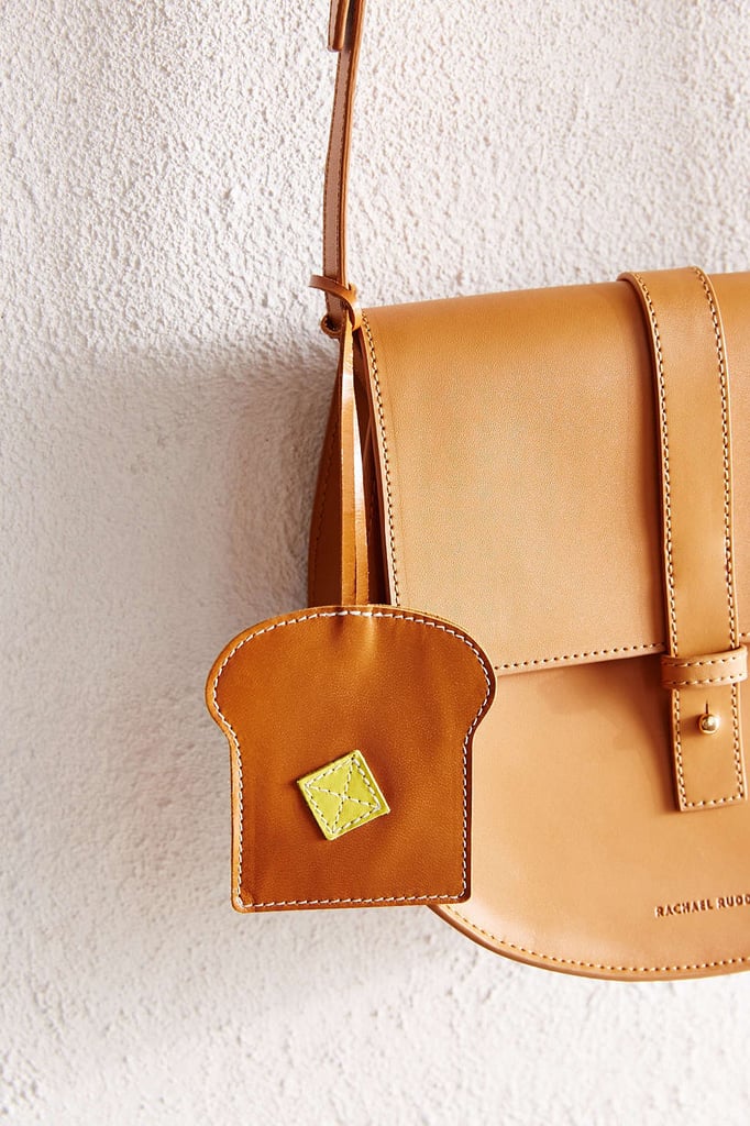 Welcome Companions Leather Bag Charm ($40)