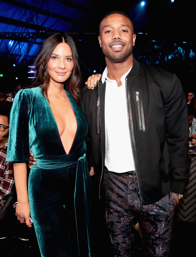 Olivia Munn and Michael B. Jordan