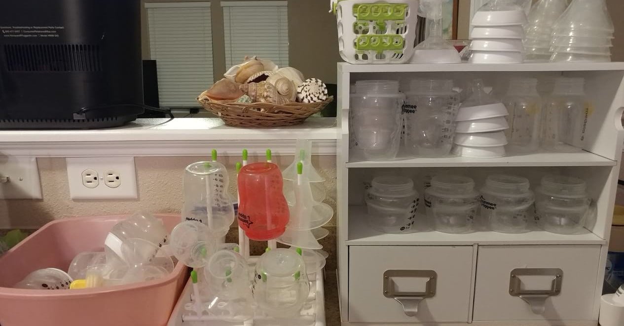 Baby Bottle Storage Solutions - DIY with Amy