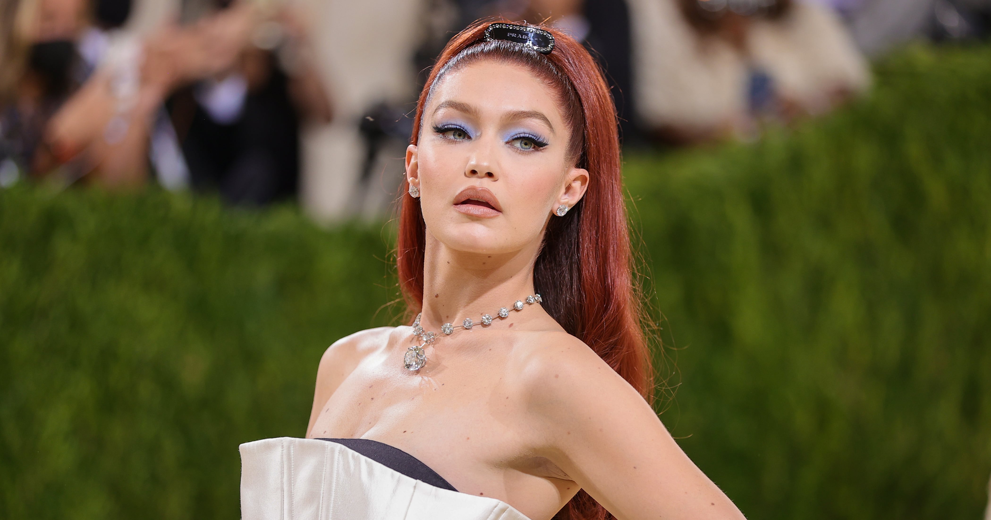 gigi hadid red dress met gala Gigi Hadid Red Deep V-Neckline Sexy Lace Evening Prom Dress Met Gala 2015  TCD6820