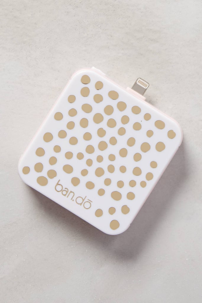 The glittery backup iPhone battery ($38) from Ban.do works with all iPhone 5 and 6 models.