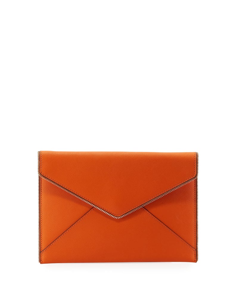 Rebecca Minkoff Leo Saffiano Envelope Clutch Bag