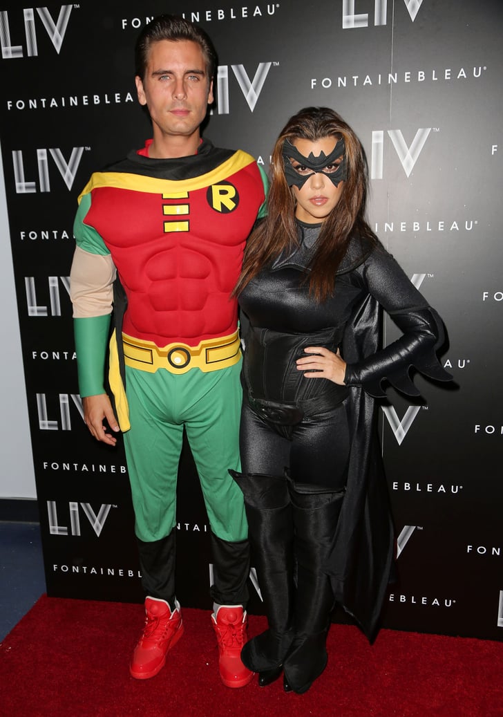 Scott Disick and Kourtney Kardashian as Robin and Batgirl The Most
