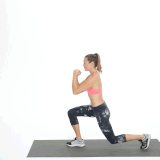 Reverse Lunge Kick Reverse Lunge Kick