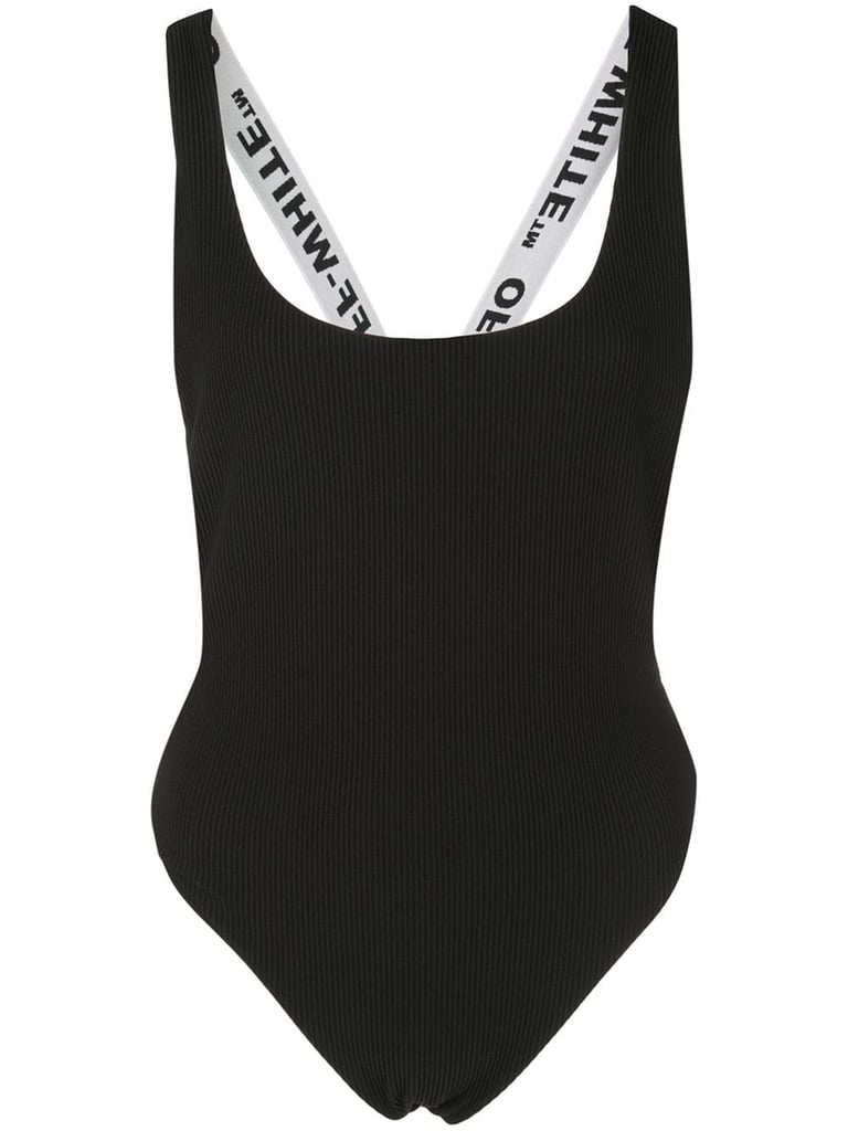 Off-White Logo Strap Swimsuit