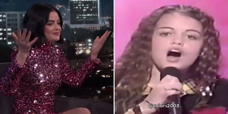 Lucy Hale Watches American Idol Juniors Clip on Jimmy Kimmel | POPSUGAR