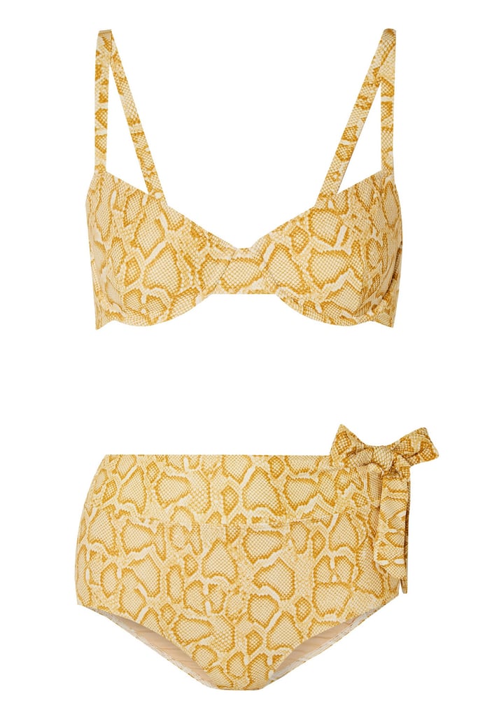 Faithfull the Brand Lila Snake-Print Bikini ($180)