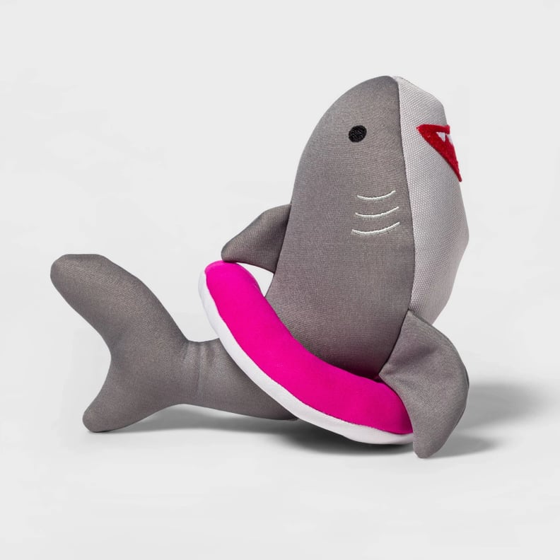 Float Shark Plush Dog Toy