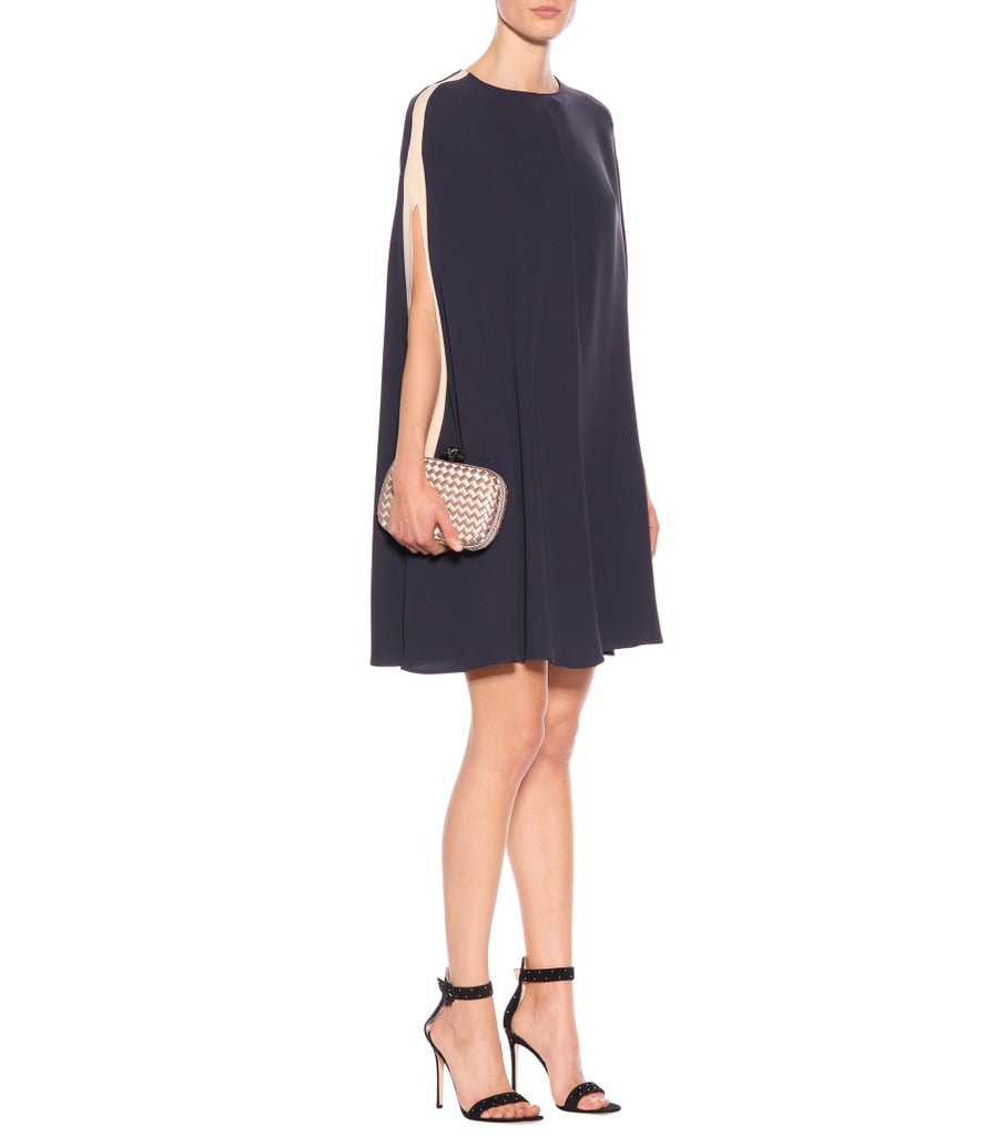 Valentino Silk Cape Dress