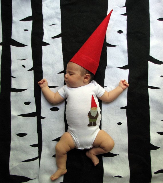 woodland gnome for a baby boy