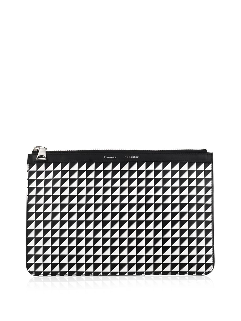 Proenza Schouler Geometric Leather Pouch ($333)