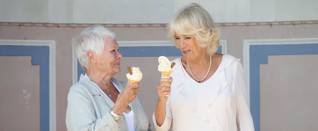 Camilla Parker Bowles and Judi Dench Look Like Best Friends on Vacation as They Hang Out on the Beach