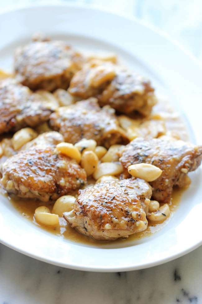 Chicken With 40 Cloves of Garlic