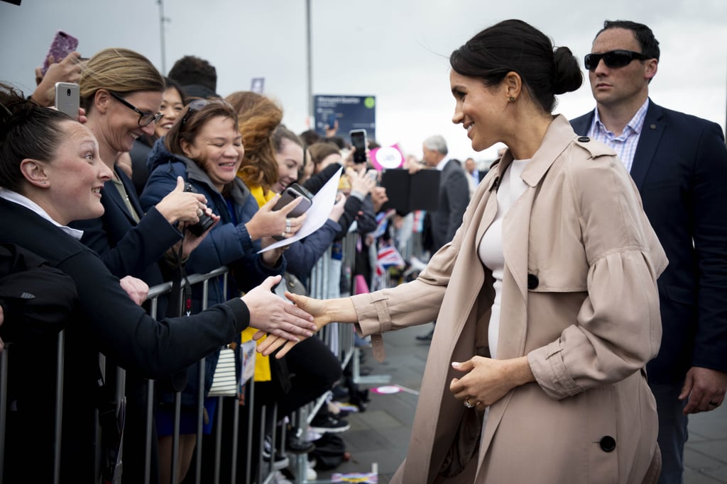 Meghan Markle's Burberry Trench Coat in New Zealand 2018