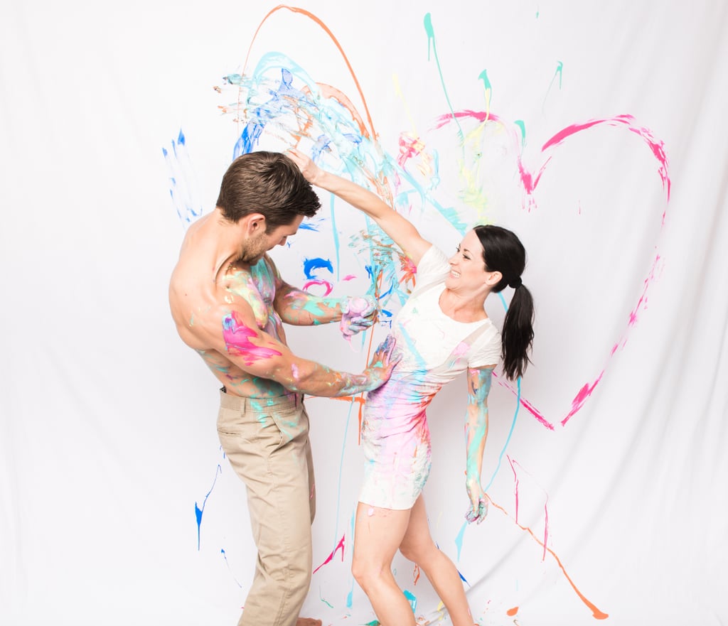 Painting Engagement Photos