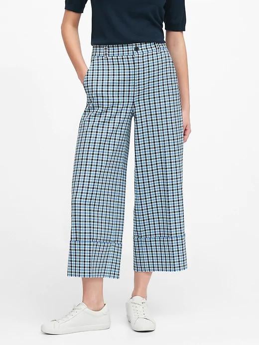 Japan Exclusive High-Rise Wide-Leg Cropped Pant