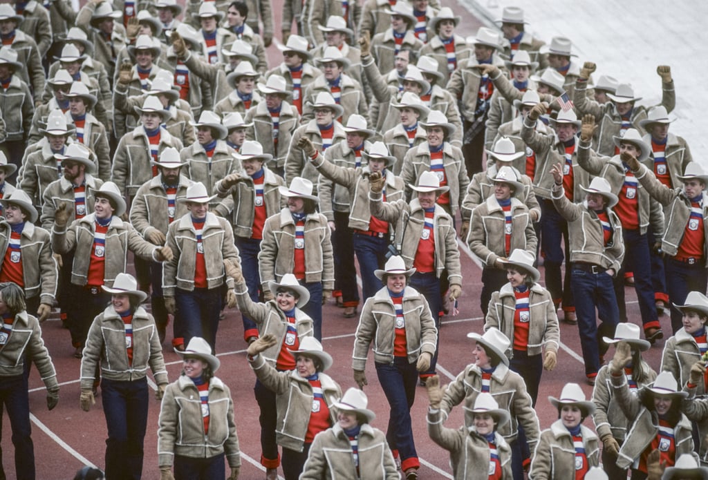 Team USA's Opening Ceremony Outfits at the Lake Placid 1980 Winter Olympics