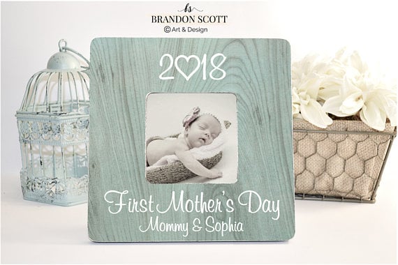 Personalized First Mother's Day Frame