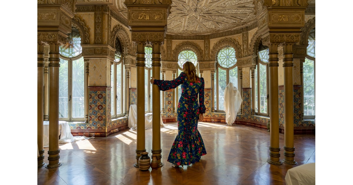 Killing Eve Shop Villanelle's Exact Blue Floral Maxi Dress POPSUGAR